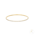 14K Bangle with Diamonds image 0