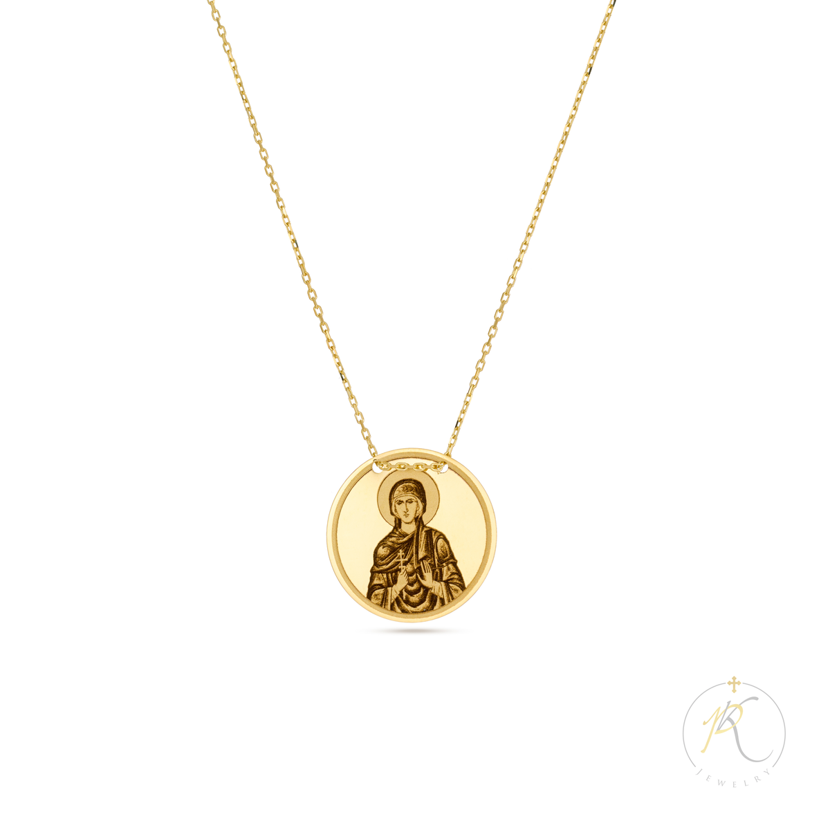 14K Theotokos Necklace image 0