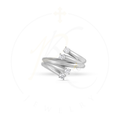18K "Rising Ring" with Diamonds